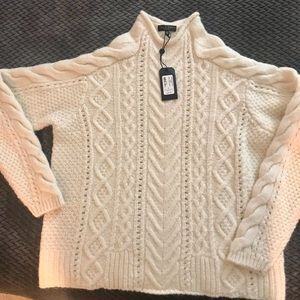 Ariel mock neck sweater.